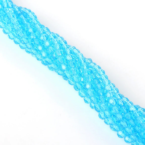 Handmade Faceted Crystal Glass Round Ball Loose Beads For Diy Accessories