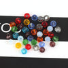 Handmade Faceted Crystal Glass Round Ball Loose Beads For Diy Accessories