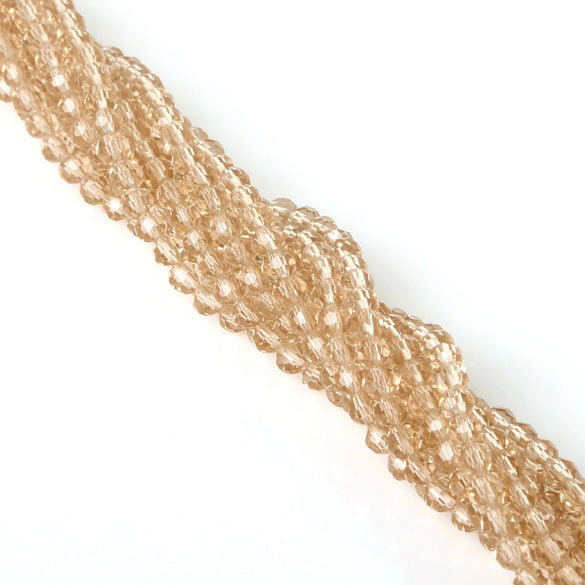 Handmade Faceted Crystal Glass Round Ball Loose Beads For Diy Accessories