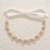 Handmade Fashion Women's Headwear Alloy Rhinestone Pearl Hair Band With Star Pattern For Wedding