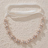 Handmade Fashion Women's Headwear Alloy Rhinestone Pearl Hair Band With Star Pattern For Wedding