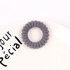 Handmade Flocked Cloth Phone Cord Hair Ties High Elastic Stretch Hair Bands Wholesale