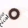 Handmade Flocked Cloth Phone Cord Hair Ties High Elastic Stretch Hair Bands Wholesale