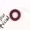 Handmade Flocked Cloth Phone Cord Hair Ties High Elastic Stretch Hair Bands Wholesale