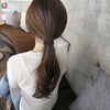 Handmade Flocked Cloth Telephone Line Hair Ties High Stretch Hair Rings For Girls Minimalist Hair Accessories