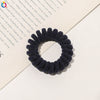 Handmade Flocked Cloth Telephone Line Hair Ties High Stretch Hair Rings For Girls Minimalist Hair Accessories