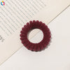 Handmade Flocked Cloth Telephone Line Hair Ties High Stretch Hair Rings For Girls Minimalist Hair Accessories