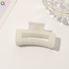 Handmade Flocked Geometric Resin Hair Claw Clip For Women Wholesale Hair Accessory