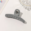 Handmade Flocked Geometric Resin Hair Claw Clip For Women Wholesale Hair Accessory