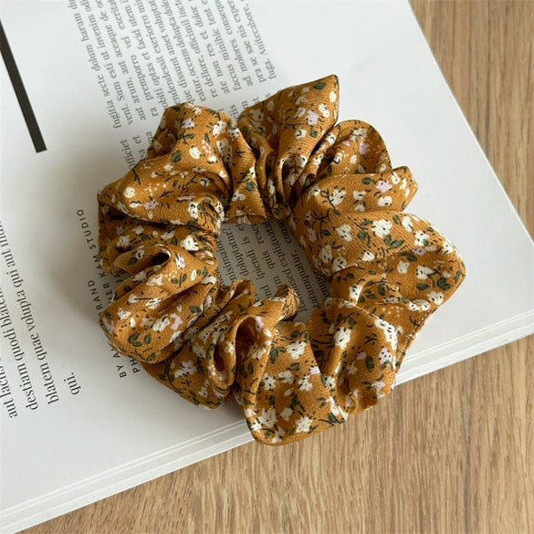 Handmade Floral Fabric High Elasticity Hair Band For Women