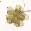 Handmade Floral Hair Claw Clip For Women Pastoral Plant And Flower Design Autumn Winter Hair Accessory