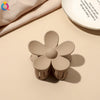 Handmade Floral Hair Claw Clip For Women Pastoral Plant And Flower Design Autumn Winter Hair Accessory