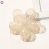 Handmade Floral Hair Claw Clip For Women Pastoral Plant And Flower Design Autumn Winter Hair Accessory