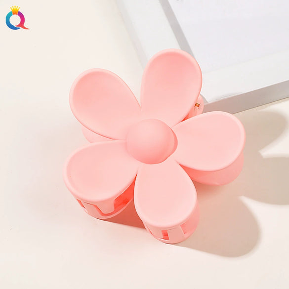 Handmade Floral Hair Claw Clip For Women Pastoral Plant And Flower Design Autumn Winter Hair Accessory