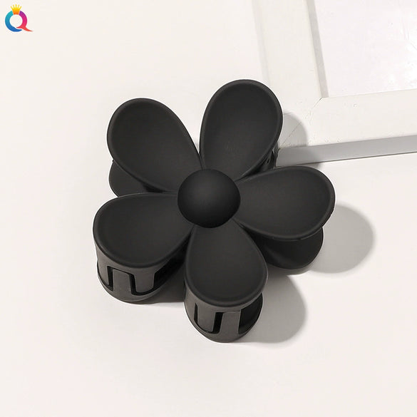 Handmade Floral Hair Claw Clip For Women Pastoral Plant And Flower Design Autumn Winter Hair Accessory