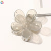 Handmade Floral Hair Claw Clip For Women Pastoral Plant And Flower Design Autumn Winter Hair Accessory