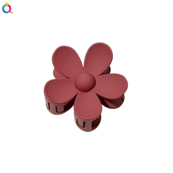 Handmade Floral Hair Claw Clip For Women Pastoral Plant And Flower Design Autumn Winter Hair Accessory