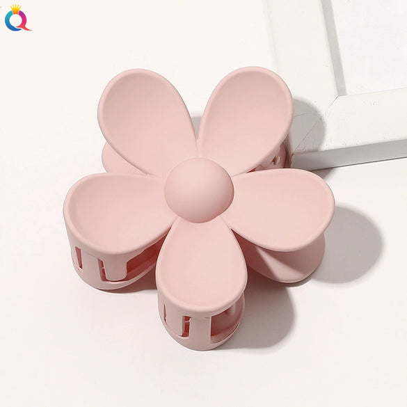 Handmade Floral Hair Claw Clip For Women Pastoral Plant And Flower Design Autumn Winter Hair Accessory