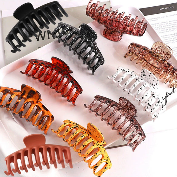 Handmade Flower Abs Hair Clip For Women Elegant Floral Hair Accessory For Updos And Ponytails