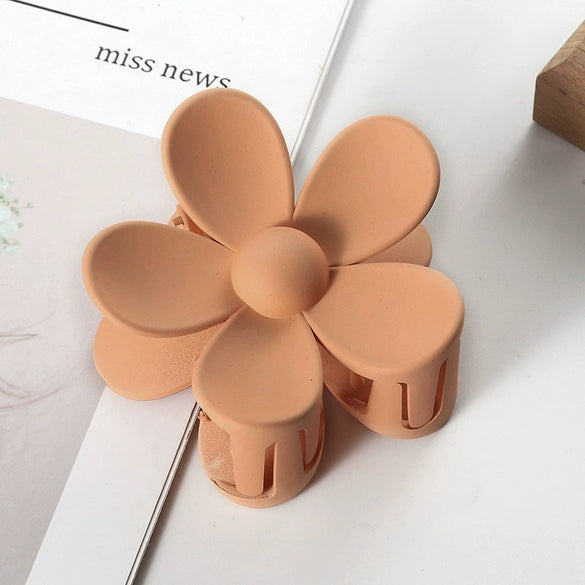 Handmade Flower Abs Hair Clip For Women Elegant Floral Hair Accessory For Updos And Ponytails