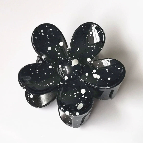 Handmade Flower Abs Hair Clip For Women Elegant Floral Hair Accessory For Updos And Ponytails