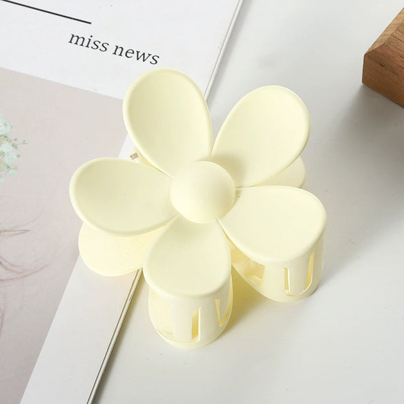 Handmade Flower Abs Hair Clip For Women Elegant Floral Hair Accessory For Updos And Ponytails