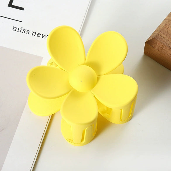 Handmade Flower Abs Hair Clip For Women Elegant Floral Hair Accessory For Updos And Ponytails