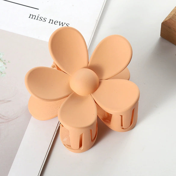 Handmade Flower Abs Hair Clip For Women Elegant Floral Hair Accessory For Updos And Ponytails