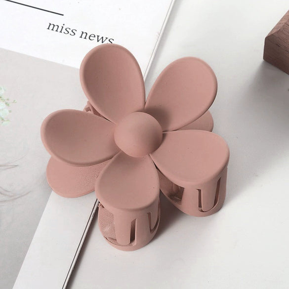 Handmade Flower Abs Hair Clip For Women Elegant Floral Hair Accessory For Updos And Ponytails