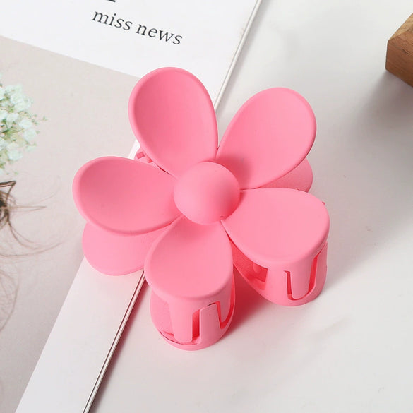 Handmade Flower Abs Hair Clip For Women Elegant Floral Hair Accessory For Updos And Ponytails