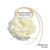 Handmade Flower Patterned Imitation Pearl Choker Necklace For Women