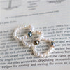 Handmade Freshwater Pearl Beaded Ring With The Crown Pattern Retro Fashion Elegant Unisex