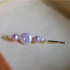Handmade Freshwater Pearl Hairpin Side Clip For Women