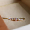 Handmade Freshwater Pearl Hairpin Side Clip For Women