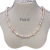 Handmade Freshwater Pearl Necklace With S925 Sterling Silver In Rice And Droplet Shapes Highend Design