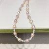 Handmade Freshwater Pearl Necklace With S925 Sterling Silver In Rice And Droplet Shapes Highend Design