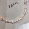 Handmade Freshwater Pearl Necklace With S925 Sterling Silver In Rice And Droplet Shapes Highend Design