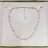 Handmade Freshwater Pearl Necklace With S925 Sterling Silver In Rice And Droplet Shapes Highend Design