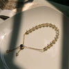 Handmade Freshwater Pearl Women's Simple Geometric Bracelet