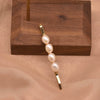 Handmade Freshwater Pearl Word Hairpin For Women Fashion Casual Hair Accessories