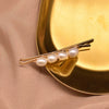 Handmade Freshwater Pearl Word Hairpin For Women Fashion Casual Hair Accessories