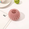 Handmade Frosted Bird's Nest Flower Bud Ball Hair Clip For Women Elegant Ushaped Ponytail Hair Accessory