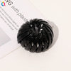 Handmade Frosted Bird's Nest Flower Bud Ball Hair Clip For Women Elegant Ushaped Ponytail Hair Accessory
