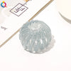 Handmade Frosted Bird's Nest Flower Bud Ball Hair Clip For Women Elegant Ushaped Ponytail Hair Accessory