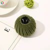 Handmade Frosted Bird's Nest Flower Bud Ball Hair Clip For Women Elegant Ushaped Ponytail Hair Accessory