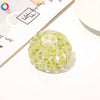 Handmade Frosted Bird's Nest Flower Bud Ball Hair Clip For Women Elegant Ushaped Ponytail Hair Accessory