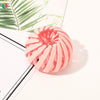 Handmade Frosted Bird's Nest Flower Bud Ball Hair Clip For Women Elegant Ushaped Ponytail Hair Accessory