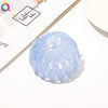 Handmade Frosted Bird's Nest Flower Bud Ball Hair Clip For Women Elegant Ushaped Ponytail Hair Accessory