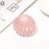 Handmade Frosted Bird's Nest Flower Bud Ball Hair Clip For Women Elegant Ushaped Ponytail Hair Accessory