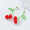 Handmade Fruit Style Artificial Crystal Women's Earrings